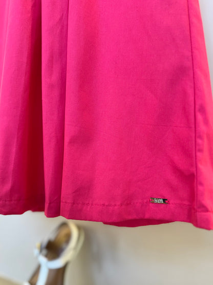 Vestido Infantil Jumper Gola Branca e Pregas - Beabá