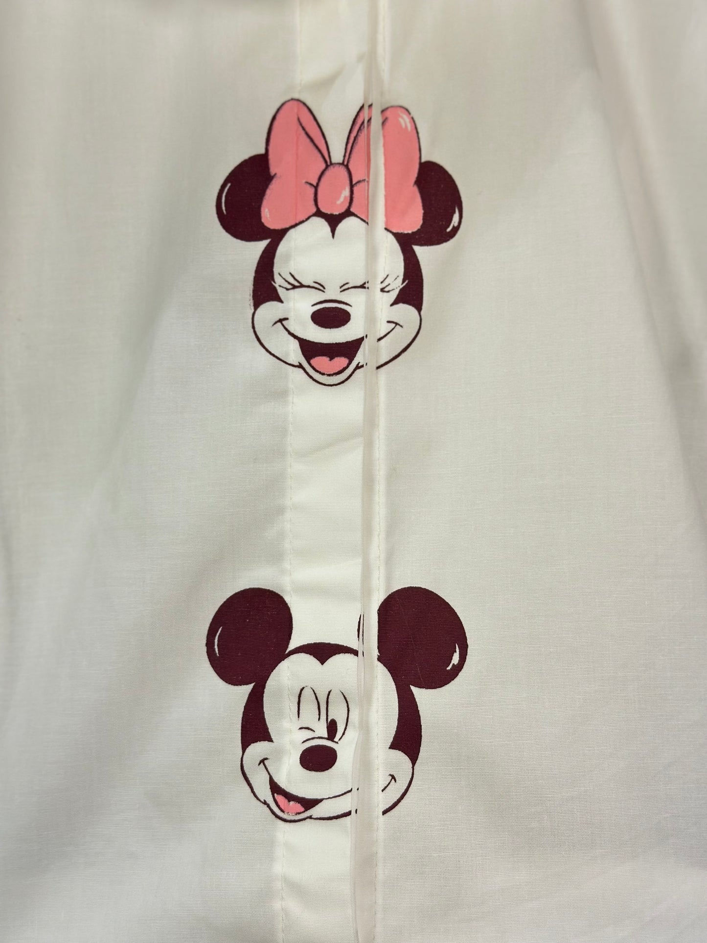 Conjunto infantil Camisa Minnie Off White e Calça Flare Jeans - Animê Petite