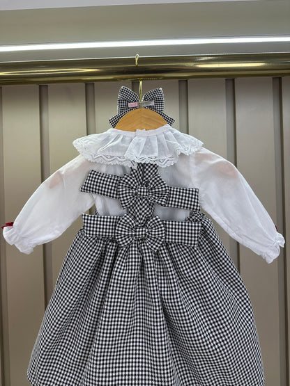 Vestido Bebê Pied Poule - Roana