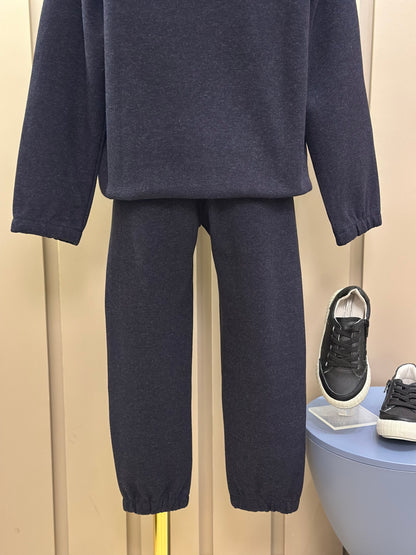 Conjunto Infantil Blusa e Calça Ponto Roma Teddy Beatles Profundo - Dame