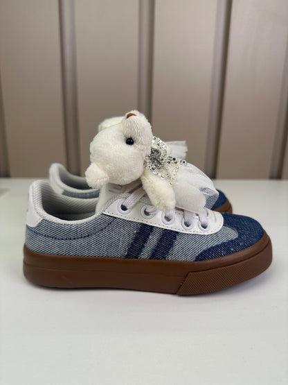 Tênis Infantil Casual Jeans Ursinha - Luluzinha
