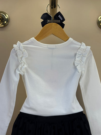 Conjunto Infantil Blusa Ml e Saia Preta - Infanti