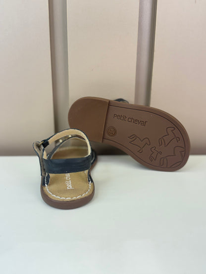 Sandália Infantil Jardim Noir - Petit Cheval