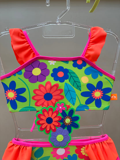 Maiô Infantil Nubia Est. Jardim - Siri Kids