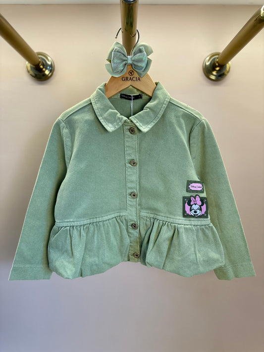 Jaqueta Infantil Minnie Verde Forest - Animê