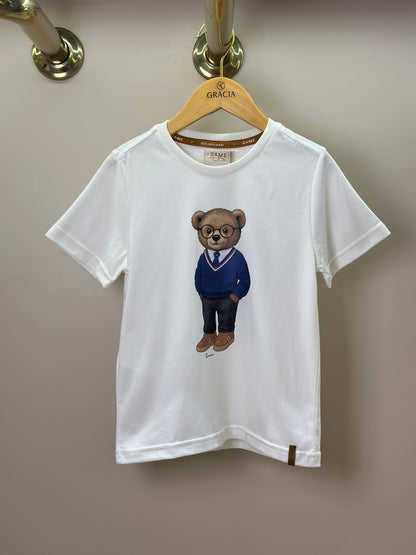 Camiseta Infantil Algodão Teddy University - Dame