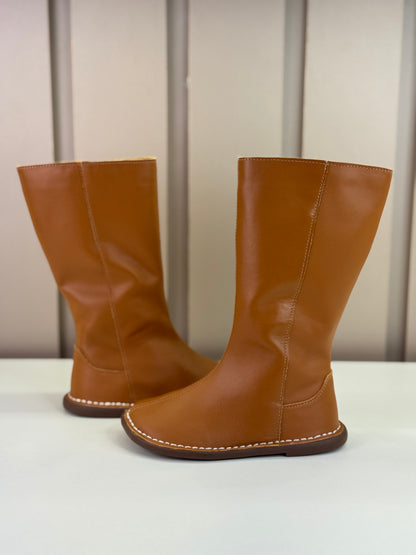 Bota Infantil Couro Pluie Nut - Petit Cheval