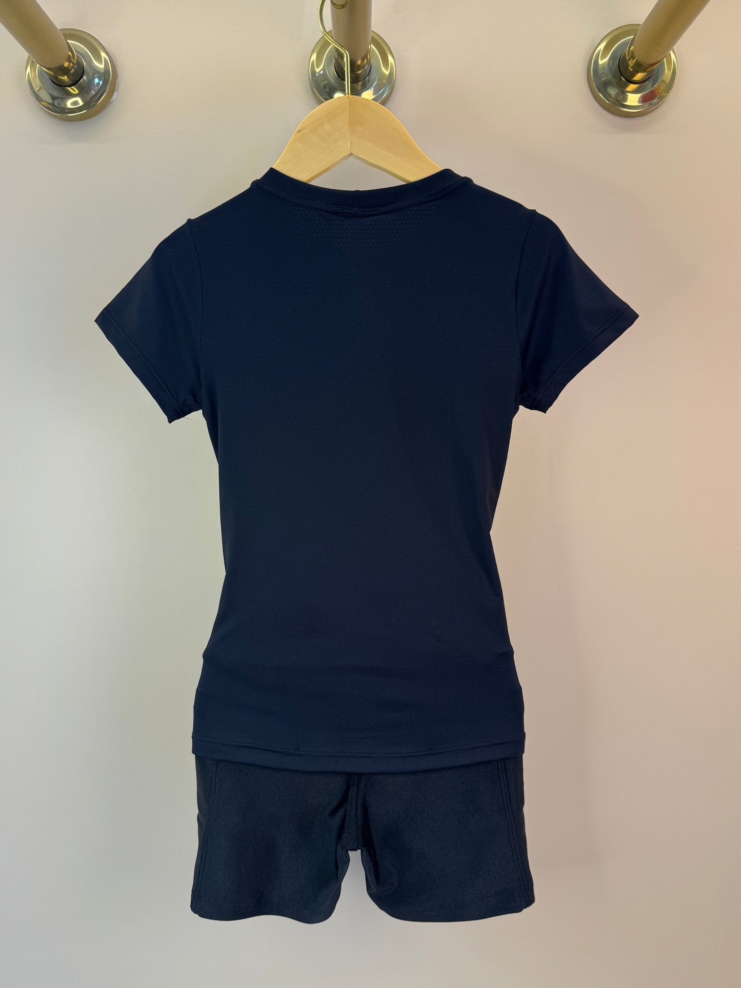 Conjunto Infantil Blusa Maria New Trip e Bermuda Eloisa Trilobal Básico Preto - Siri Sport