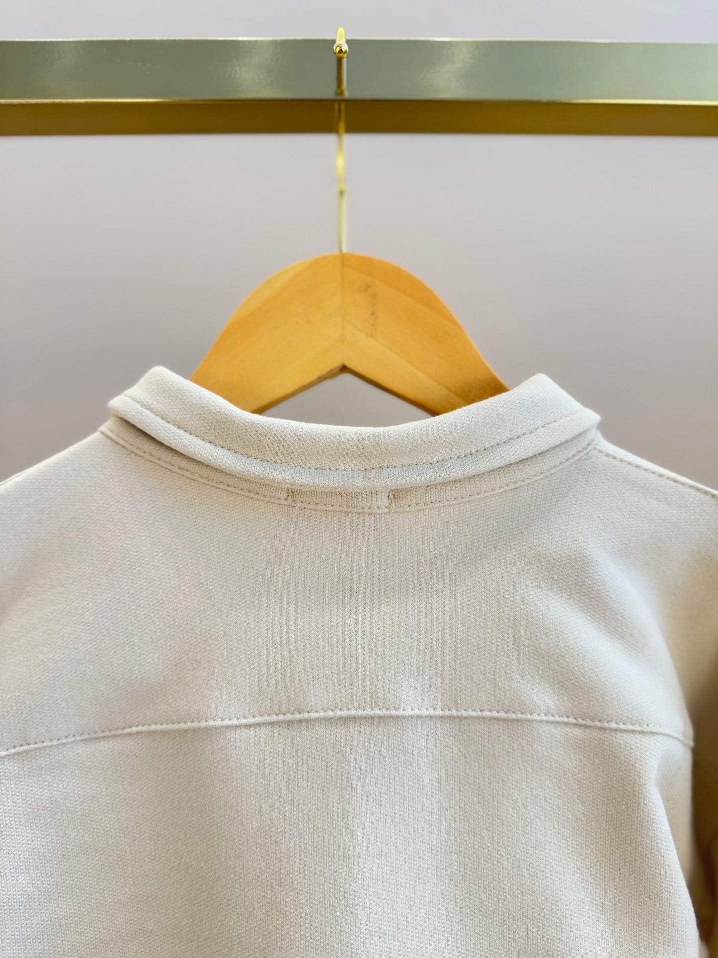Casaco Infantil Strass Lateral Bege - Luluzinha