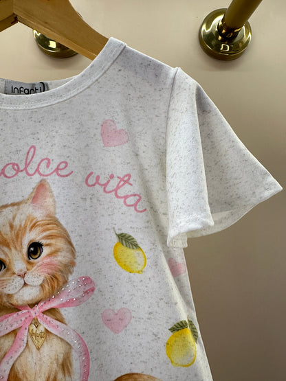 Vestido Infantil Gatinha La Dolce Vita - Infanti