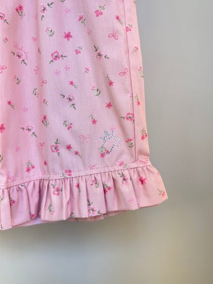 Calça Infantil Pantacourt Mini Flores - Pituchinhus