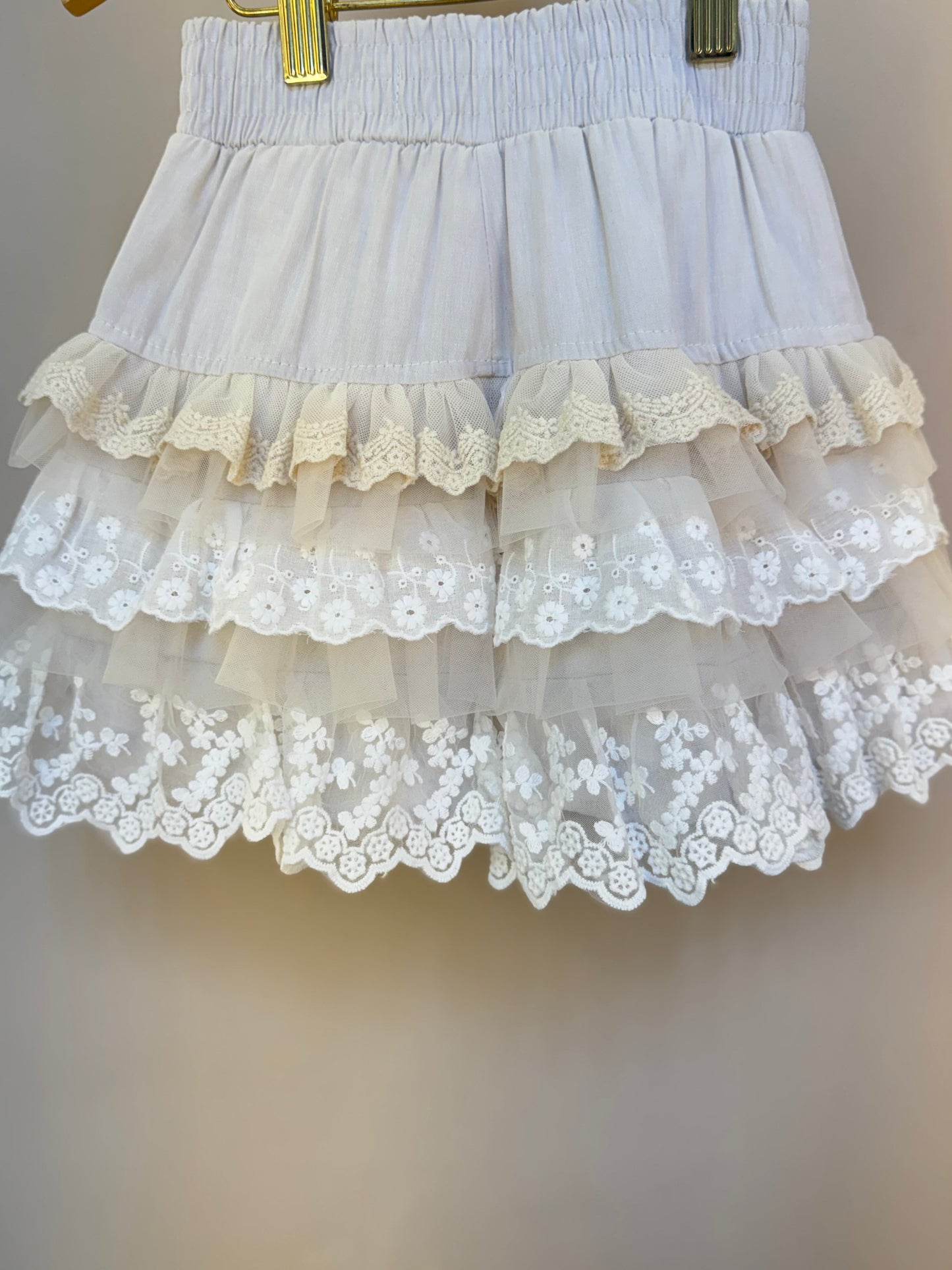 Saia-shorts Infantil Conceito Mix de Babados - Pituchinhus