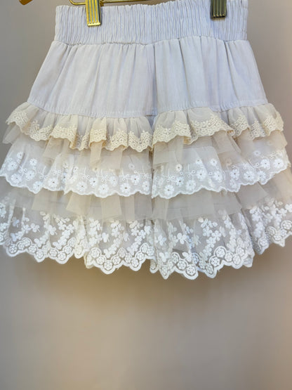 Saia-shorts Infantil Conceito Mix de Babados - Pituchinhus