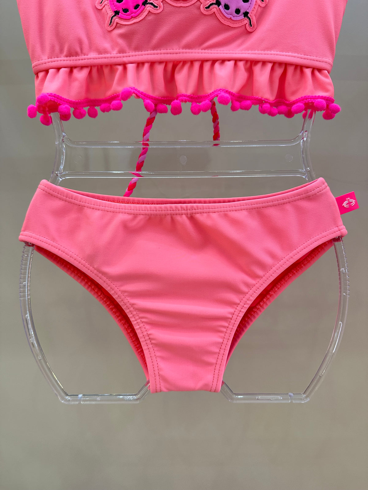 Biquíni Infantil Cropped Malu Est Joaninha - Siri Kids