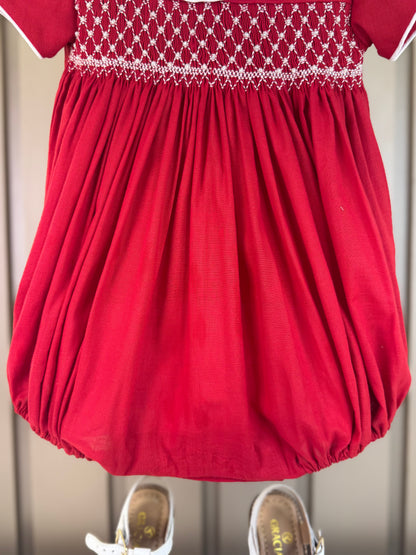 Pimpão Bebê Clássico Algodão Amelie Vermelho - Gracia