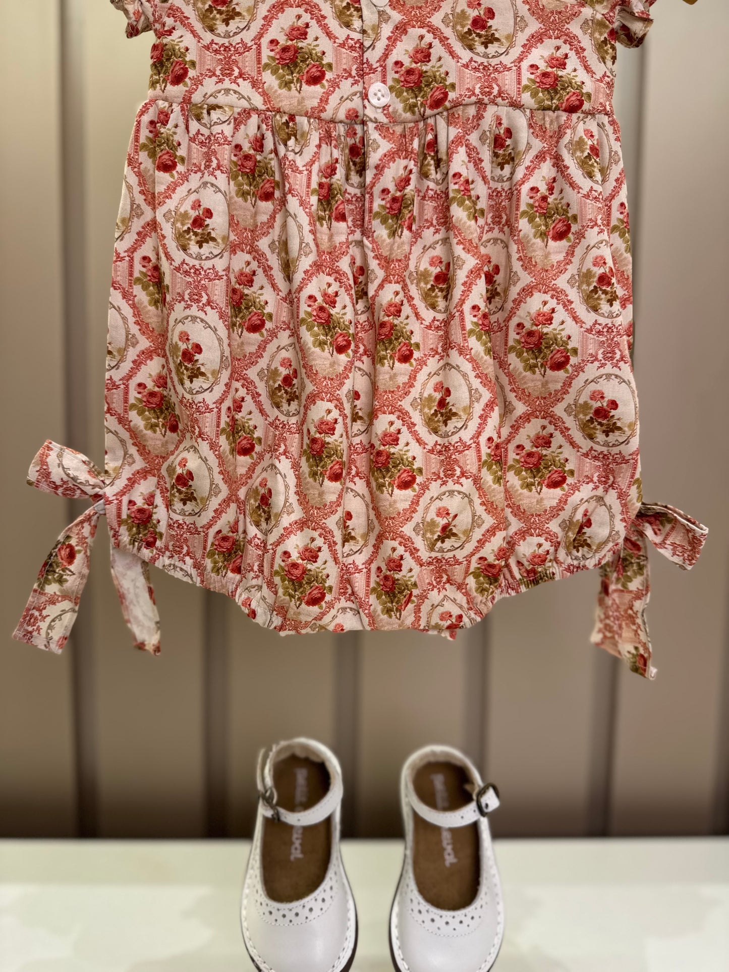 Pimpão Bebê Floral Provençal Gola Estampada - Roana