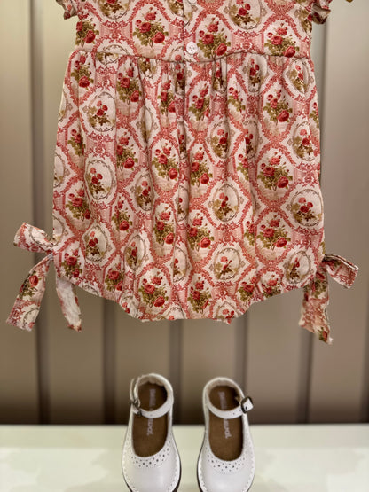 Pimpão Bebê Floral Provençal Gola Estampada - Roana