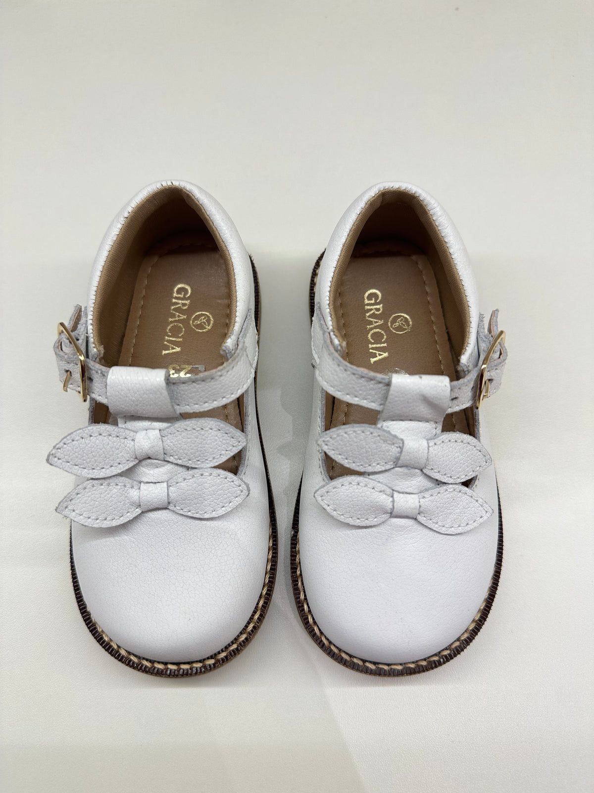 Sapato Infantil Couro Daminha Ingrid Branco - Gracia