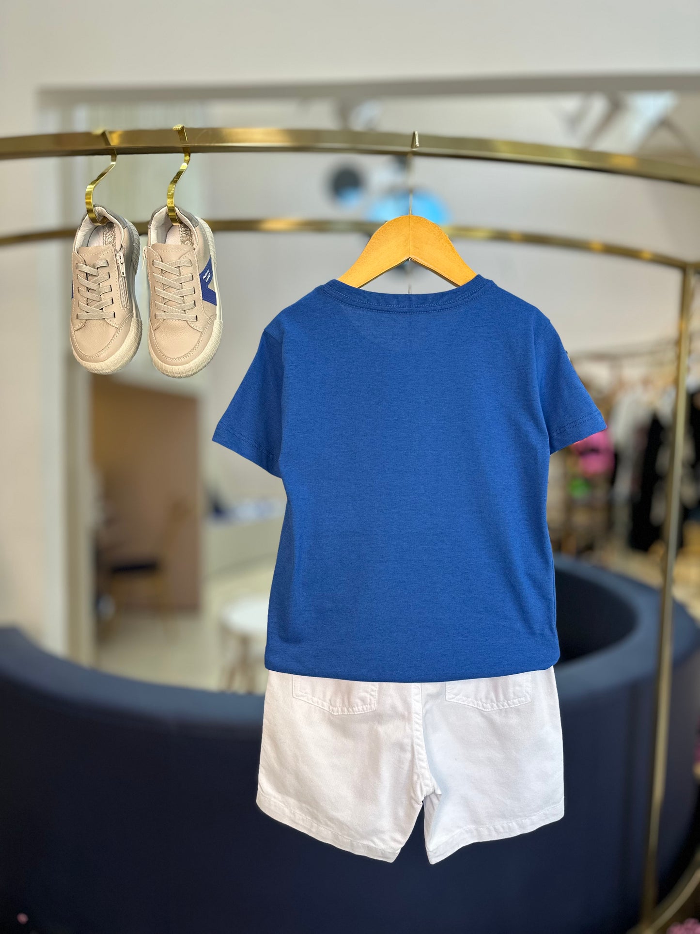Camiseta Infantil SM Paris Royal - Reserva Mini