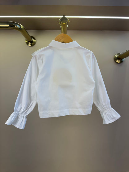 Camisa Infantil Conceito Borboleta Off White - Animê
