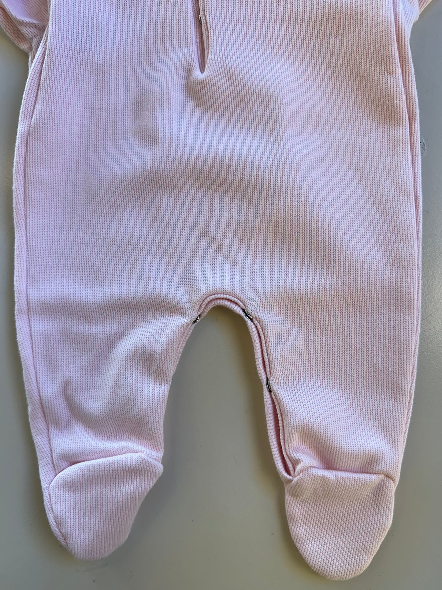Saída de Maternidade de Algodão Luxo Rosa - Roana