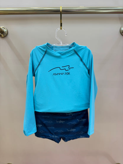 Conjunto Infantil Blusa Manga Longa Solar e Sunga Aquarius - Little Johnny