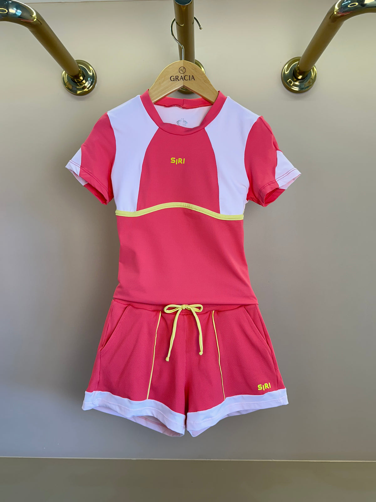 Conjunto Infantil Blusa Maitê Chloe e Shorts Maitê Beach Tennis - Siri Sport