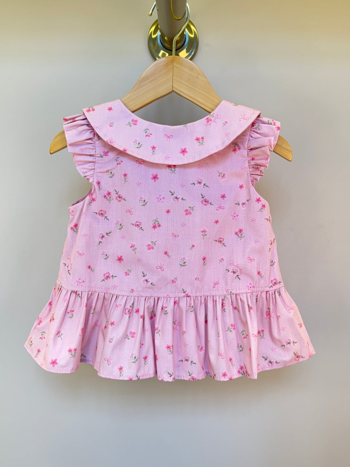Blusa Infantil Peplum Mini Flores - Pituchinhus