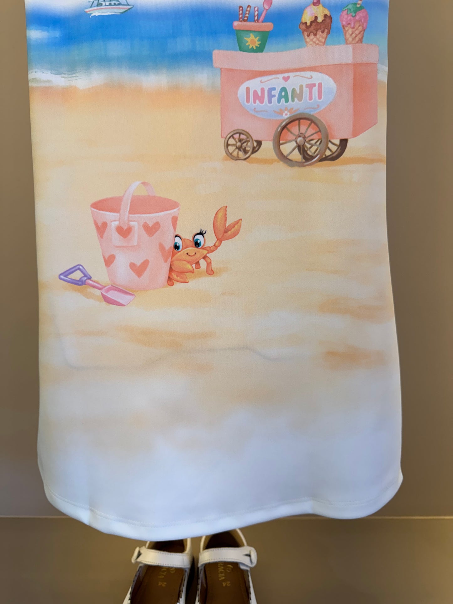 Vestido Infantil Ursinha Praia - Infanti