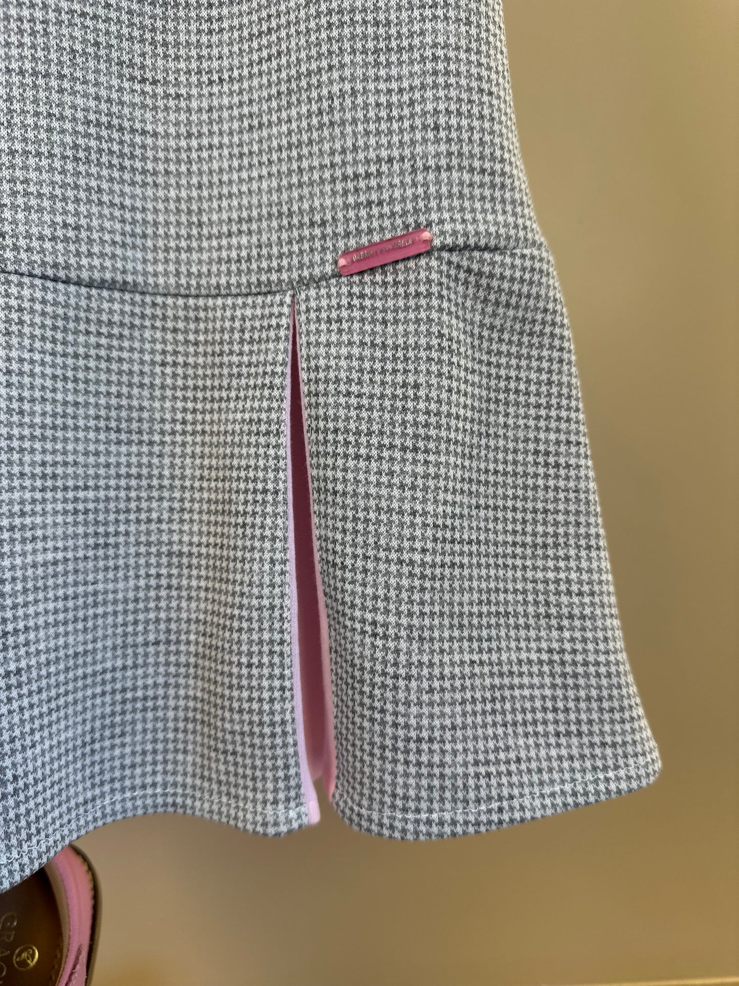 Salopete Infantil Pied Poule Laço com Camisa Gola Babadinho Branca  - Gabriela Aquarela