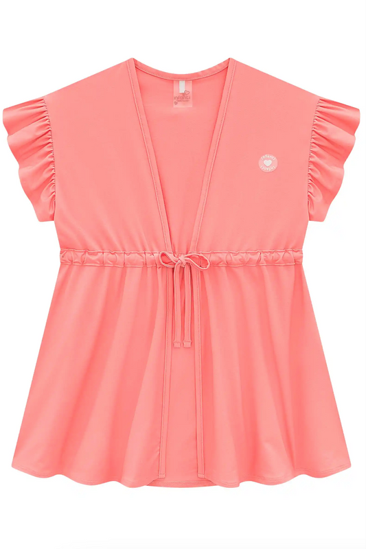 Saída de Praia Infantil em Malha UV Dry - Infanti