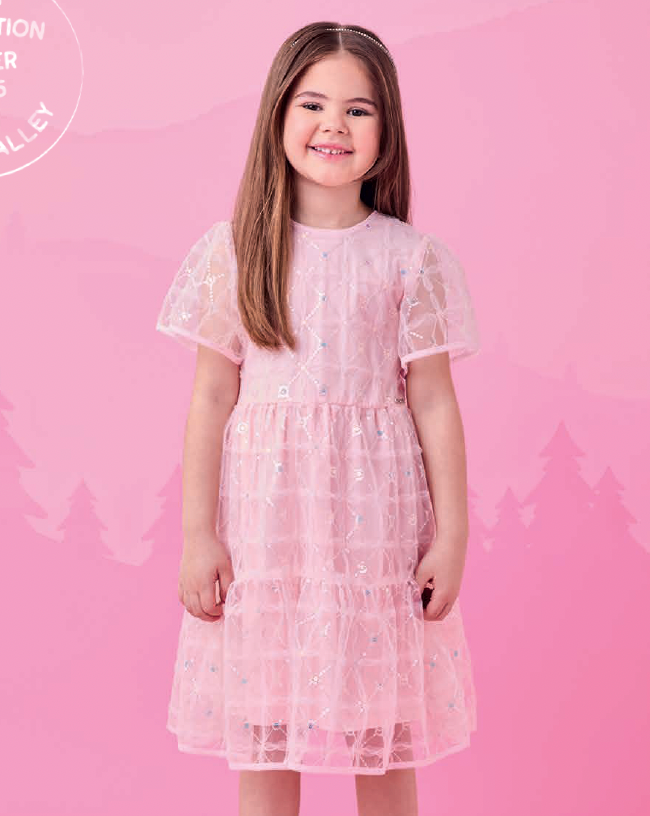 Vestido de Tule Flor & Paetê - Momi - Gracia