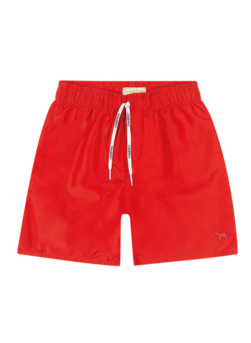 Shorts Infantil Surf Vermelho - Charpey