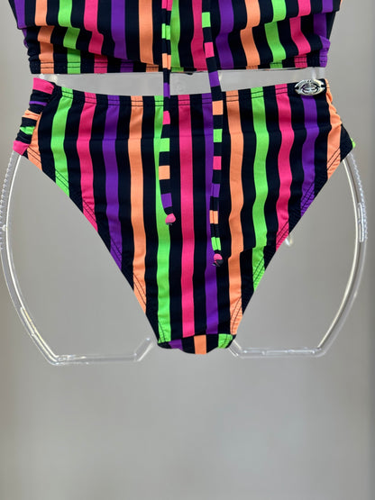 Biquíni Teen Cropped Bia Stripes - Siri Kids