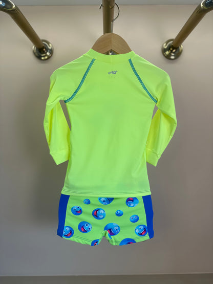 Conjunto Bebê Blusa de Proteção e Sunga Murilo Bubble - Siri Kids