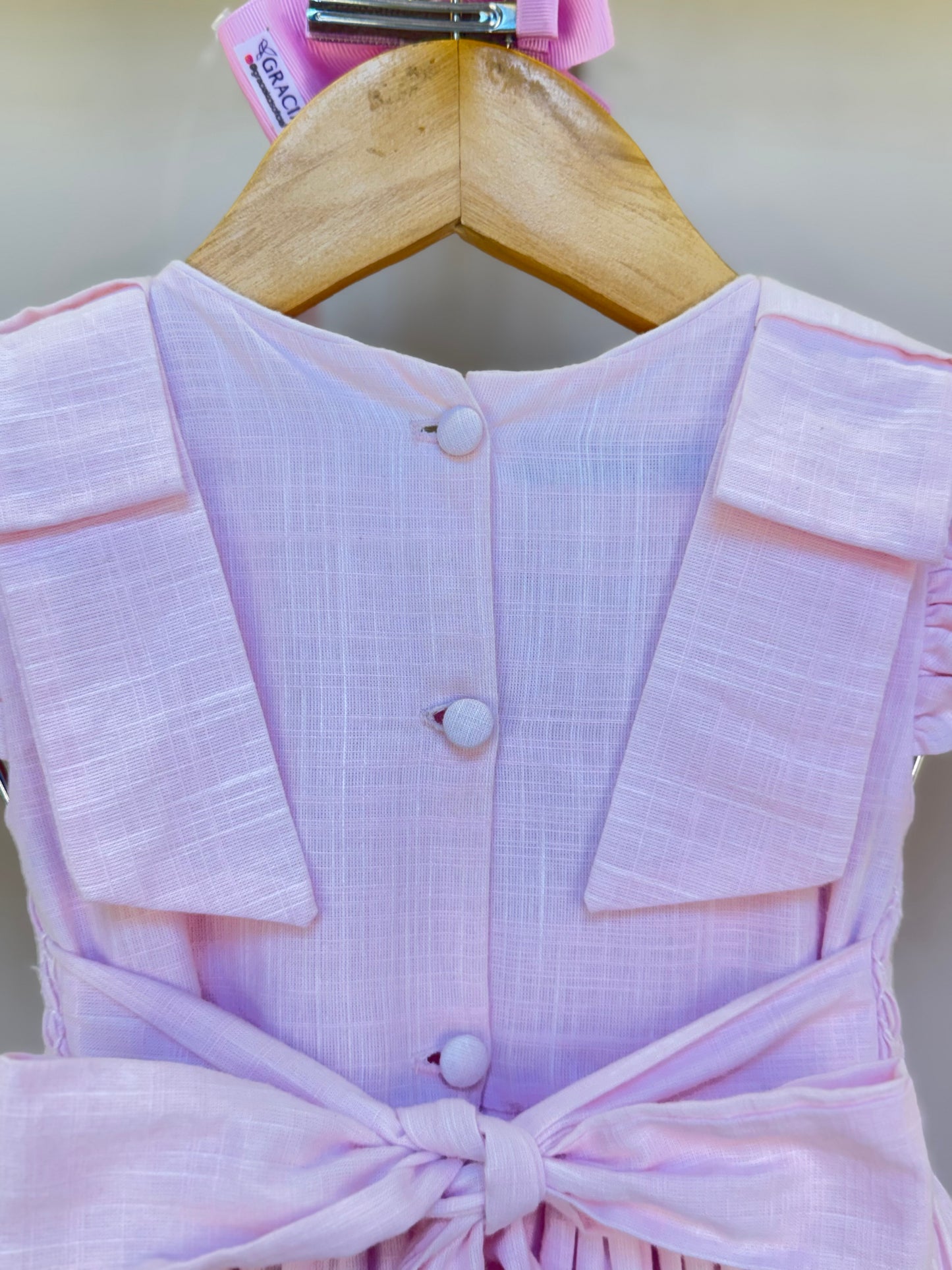 Vestido Infantil Clássico Algodão Olívia Rosa - Gracia
