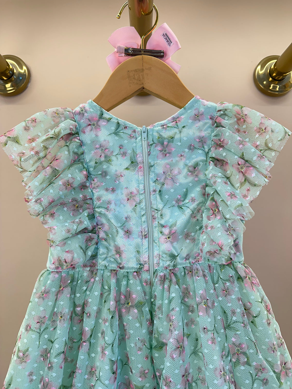 Vestido Infantil Rodado Em Tule Estampa Exclusiva - Luluzinha