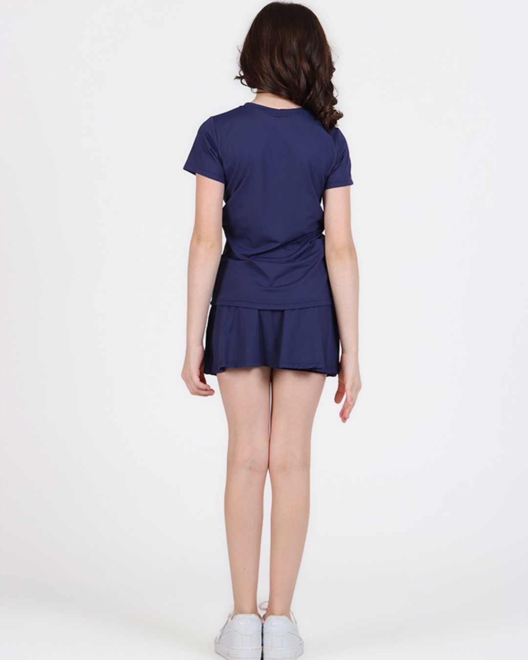 Conjunto Infantil Blusa Maria New Trip e Saia-shorts Larissa New Trip Marinho - Siri Sport