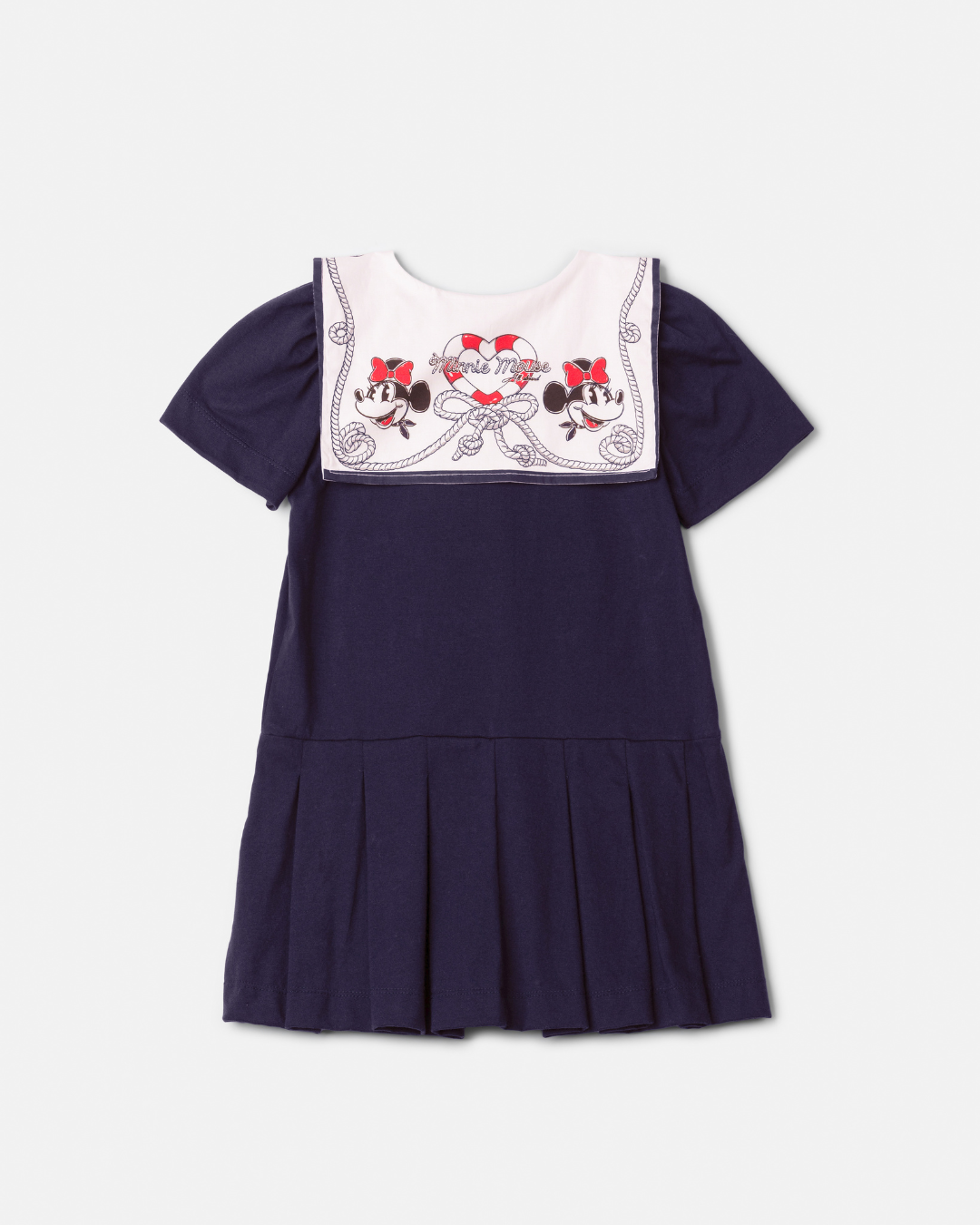 Vestido Infantil Minnie Lenço Navy Marinho - Animê