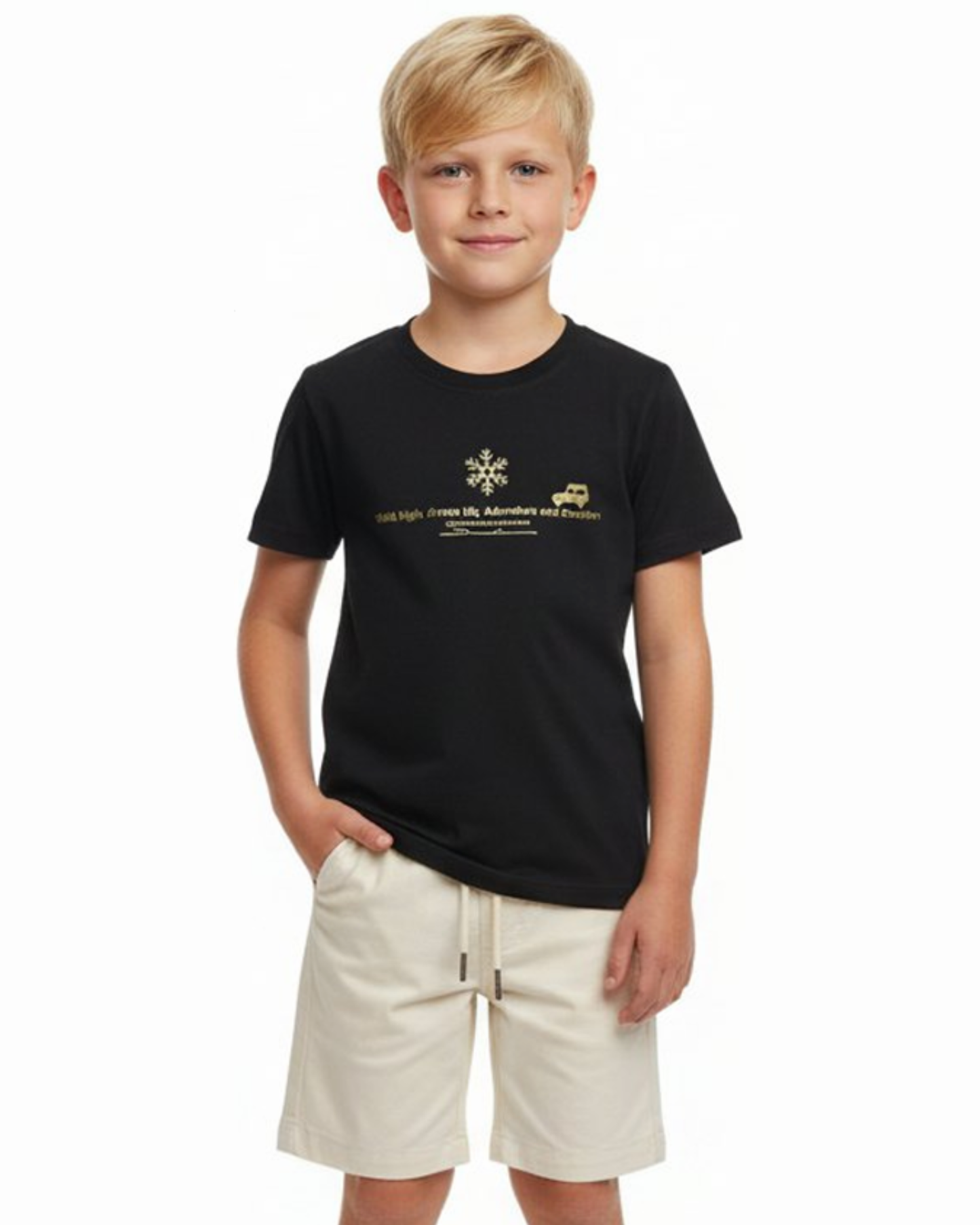 Camiseta Infantil Algodão Walk High - Dudes