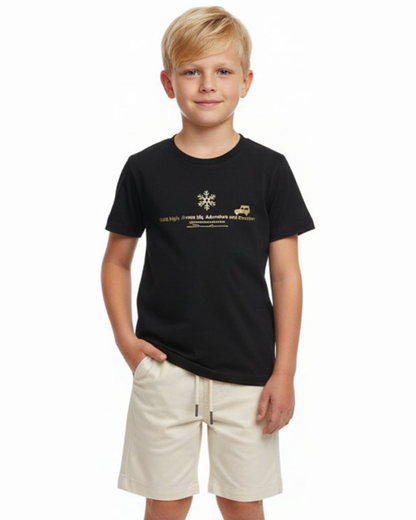 Camiseta Infantil Algodão Walk High - Dudes