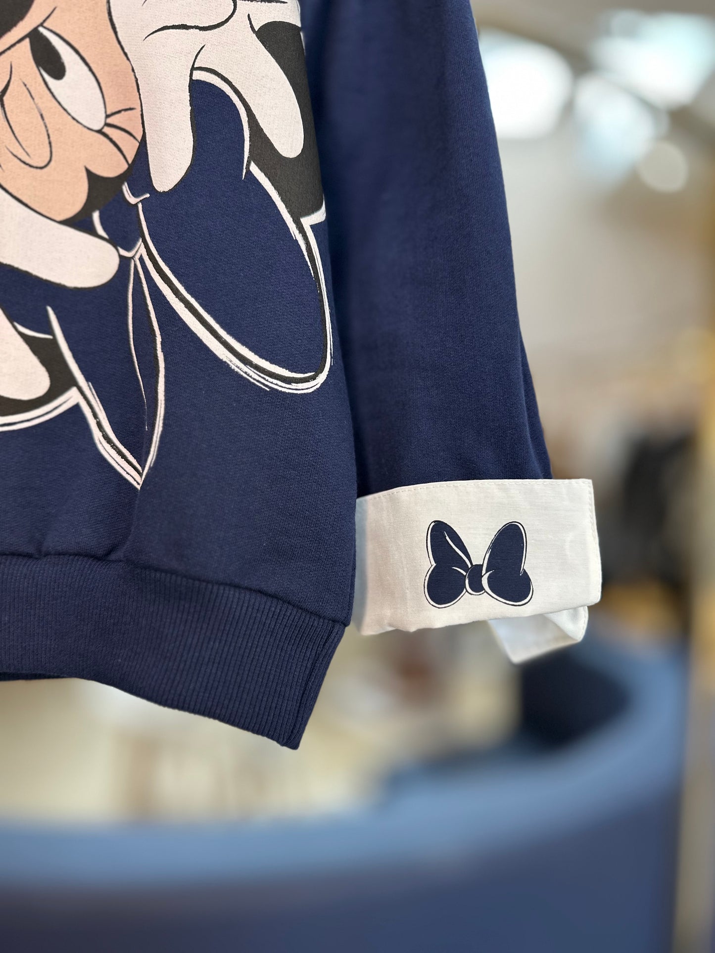 Casaco Infantil Moletom Minnie com Gola - Animê