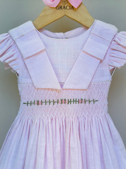 Vestido Infantil Clássico Algodão Olívia Rosa - Gracia