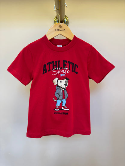 Camiseta Infantil Urso Mascote - Um Mais Um