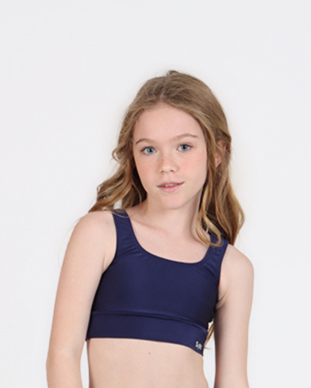Conjunto Infantil Top Luciana Trilobal e Saia-shorts Larissa New Trip Marinho - Siri Sport