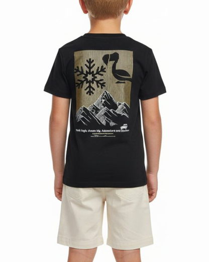 Camiseta Infantil Algodão Walk High - Dudes