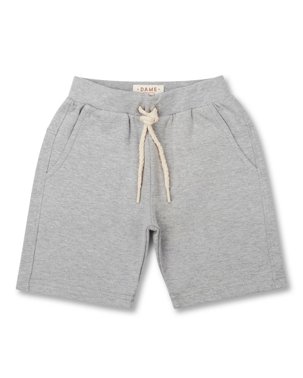 Bermuda Infantil Moletom Básica Cinza - Dame