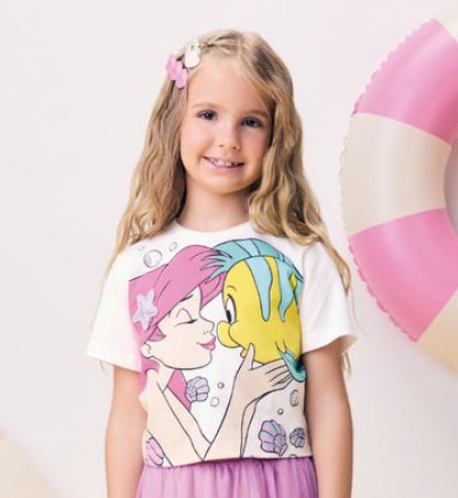 Blusa Infantil Pequena Sereia - Momi