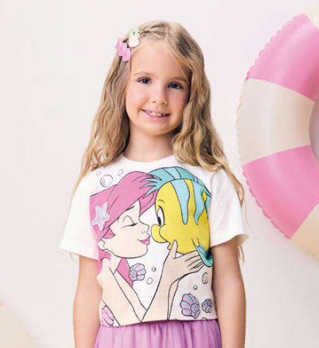 Blusa Infantil Pequena Sereia - Momi