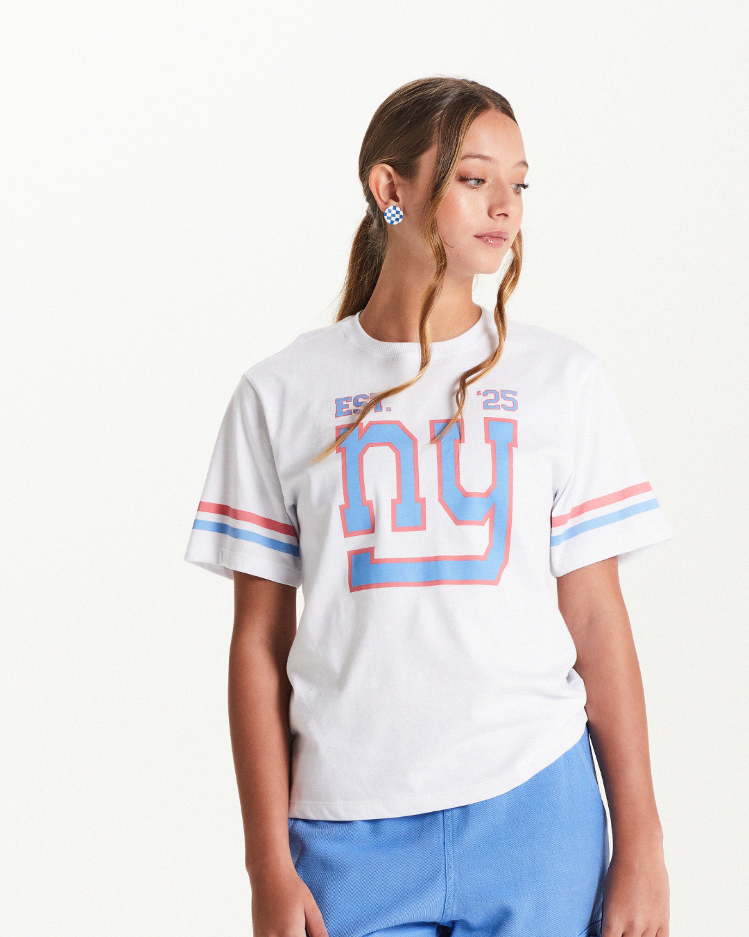 Conjunto Teen Camiseta Oversized e Calça Jeans - Two In